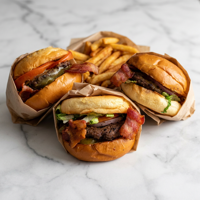 #6 Spicy Bacon Cheeseburger.