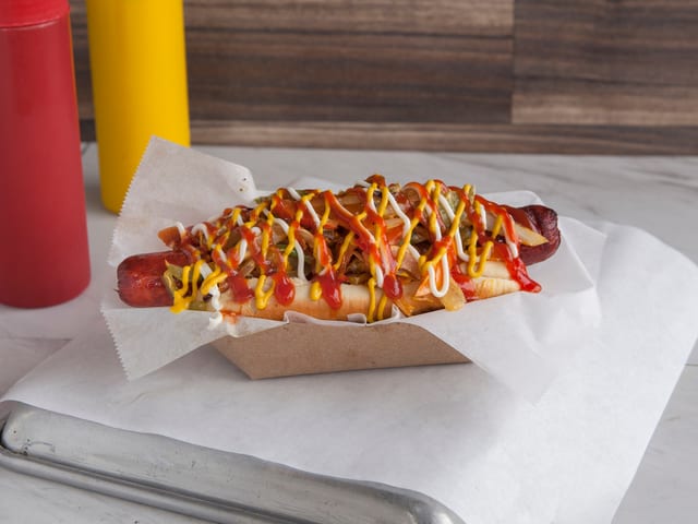 Bacon Wrapped Dog